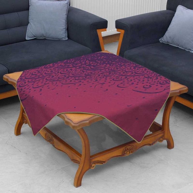 رومیزی تینادکور طرح زنبق مدل mod00399