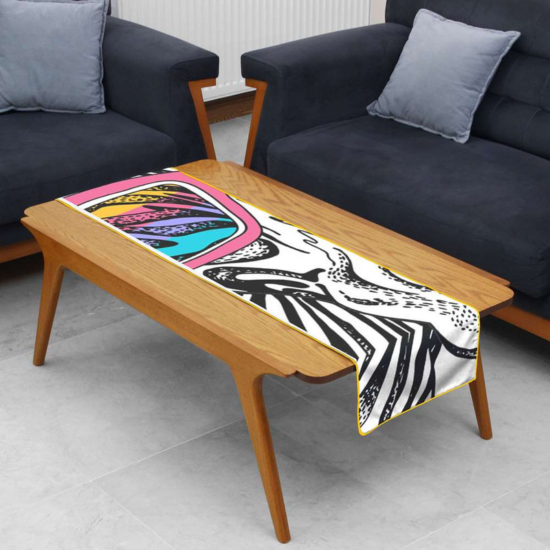 رانر تینادکور طرح گورخر عینکی مدل mod00048