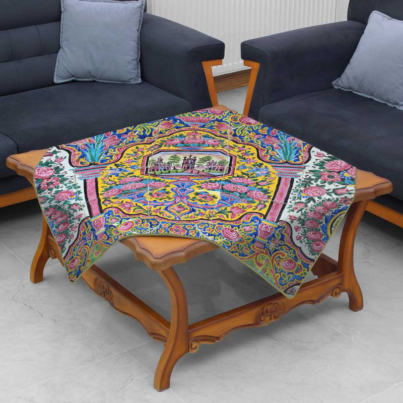 رومیزی تینادکور طرح حیات مدل mod00544