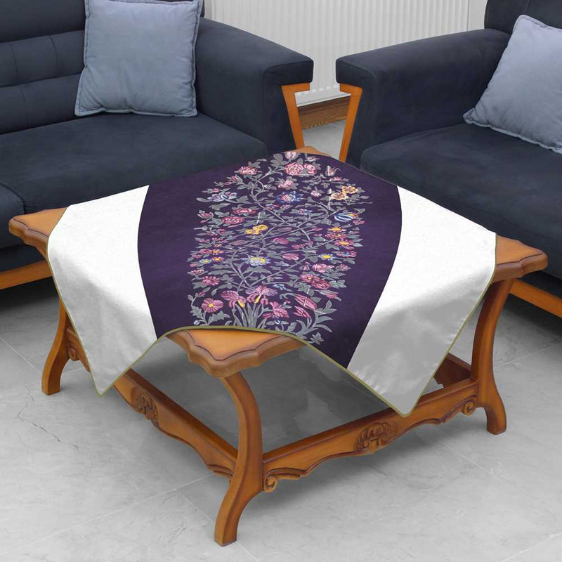 رومیزی تینادکور طرح محراب گل مدل mod00081