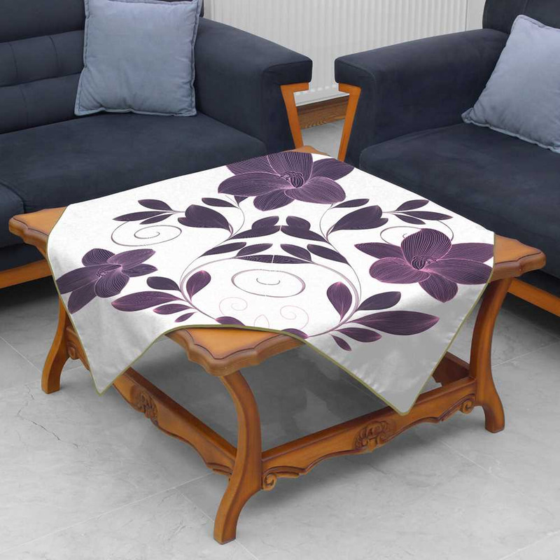 رومیزی تینادکور طرح گل مدل mod00193
