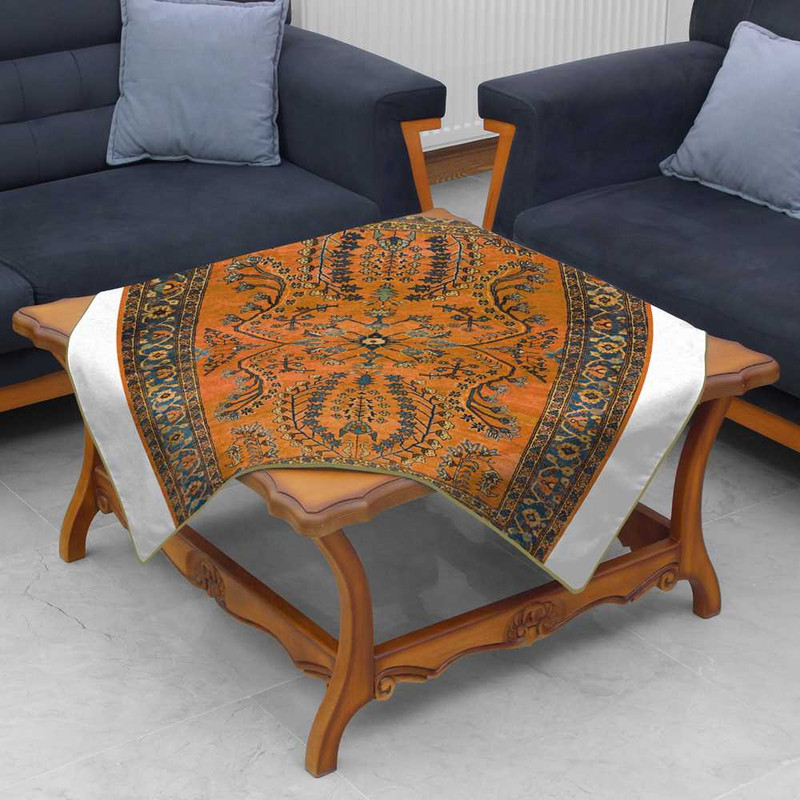 رومیزی تینادکور طرح پتینه لاکی مدل mod00024