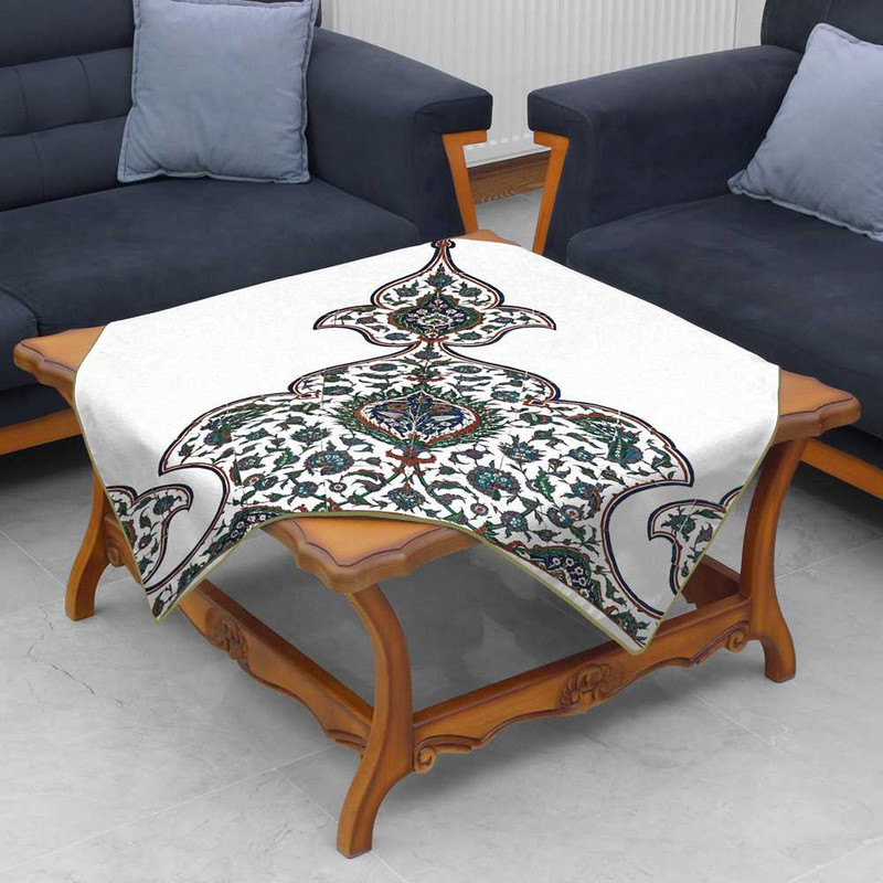 رومیزی تینادکور طرح کاشی نشانه مدل mod00046