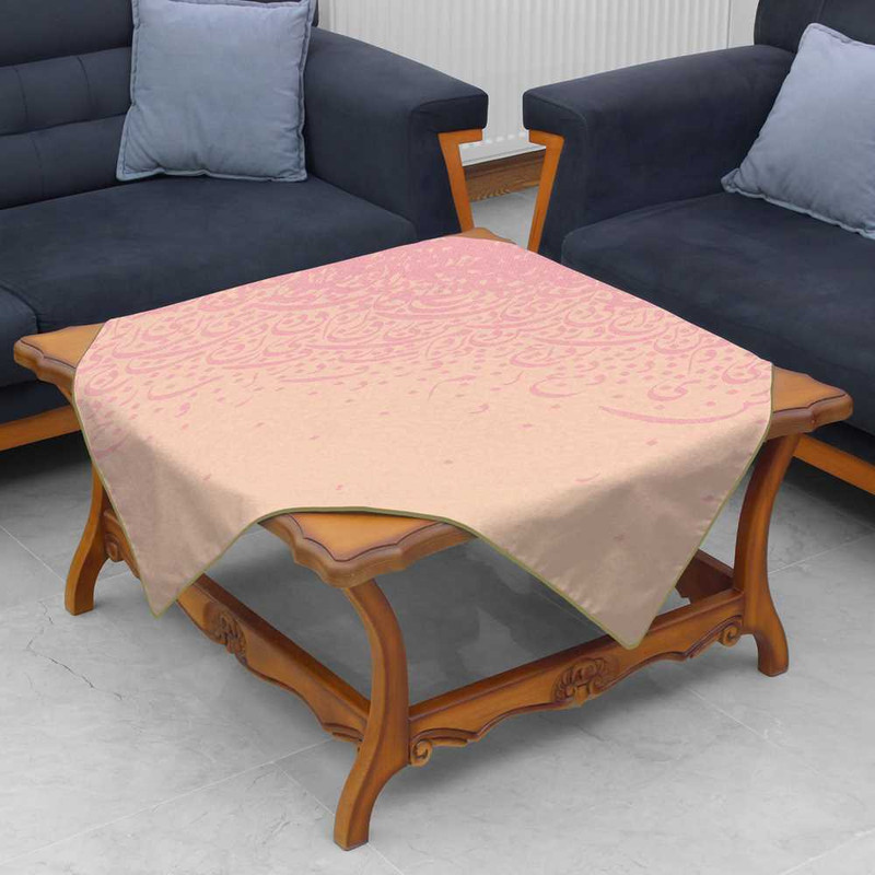 رومیزی تینادکور طرح بوسه مدل mod00400