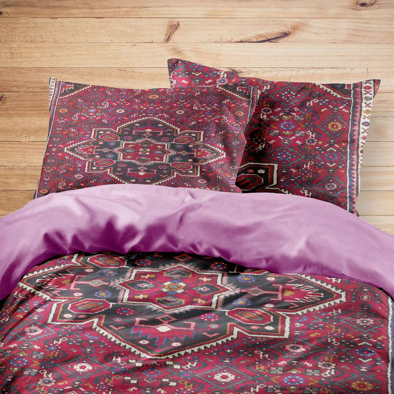 سرویس روتختی مدوپد طرح فرش همدان مدل C-Hamedan80 یک نفره 4 تکه