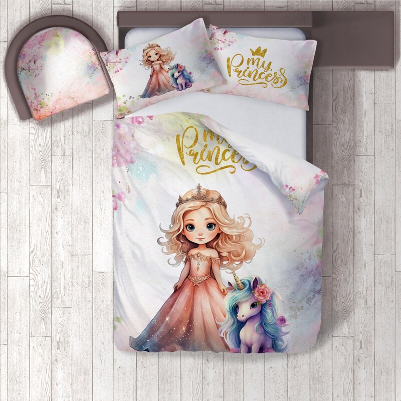 ست خواب یکنفره 4 تکه کد MYPRINCESS14