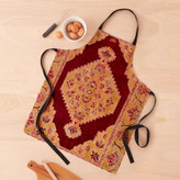 پیش بند آشپزخانه تینادکور طرح قالیچه بیجار مدرن لچک و ترنج مدل C-bijar-M42