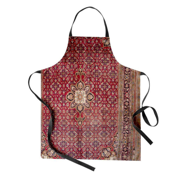 پیش بند آشپزخانه تینادکور طرح قالی بیجار لچک ترنج مدل C-bijar15