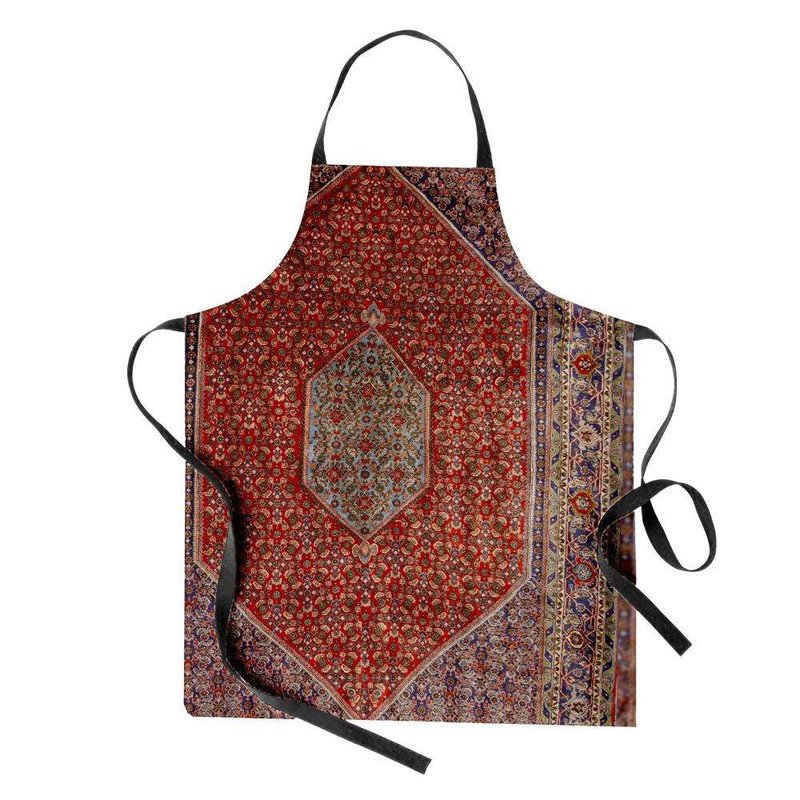 پیش بند آشپزخانه تینادکور طرح قالی بیجار لچک و ترنج مدل C-bijar28