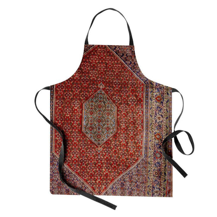 پیش بند آشپزخانه تینادکور طرح قالی بیجار لچک و ترنج مدل C-bijar28