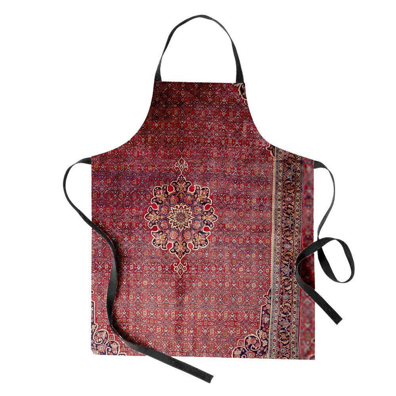 پیش بند آشپزخانه تینادکور طرح فرش بیجار لچک و ترنج مدل C-bijar34