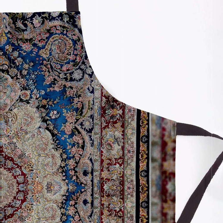پیش بند آشپزخانه تینادکور طرح فرش قم لچک و ترنج مدل C-Ghom015