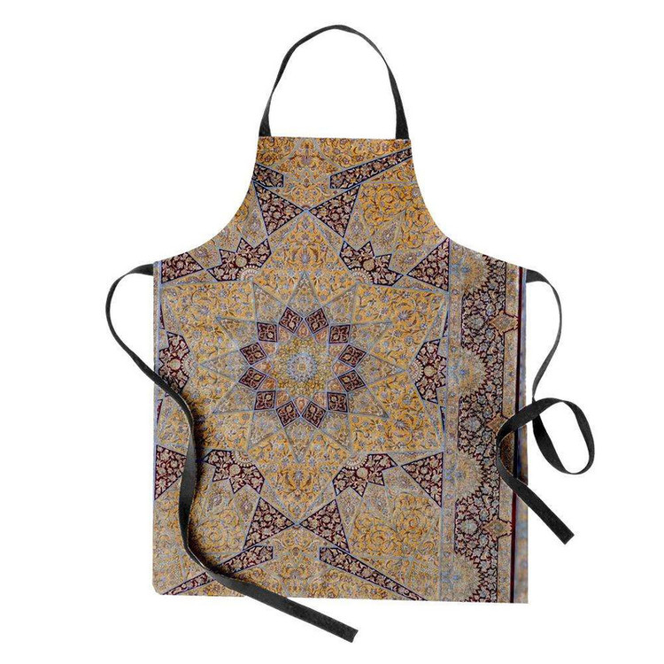 پیش بند آشپزخانه تینادکور طرح فرش قم گنبدی مدل C-Ghom035