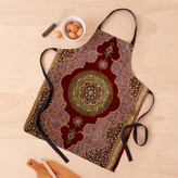 پیش بند آشپزخانه تینادکور طرح قالی قم ترنجی مدل C-Ghom140