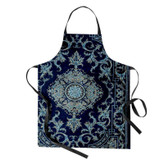 پیش بند آشپزخانه تینادکور طرح قالیچه قم لچک و ترنج مدل C-Ghom147