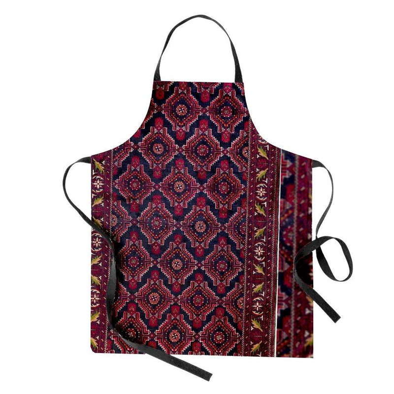 پیش بند آشپزخانه تینادکور طرح فرش بلوچ قابی مدل C-balouch29
