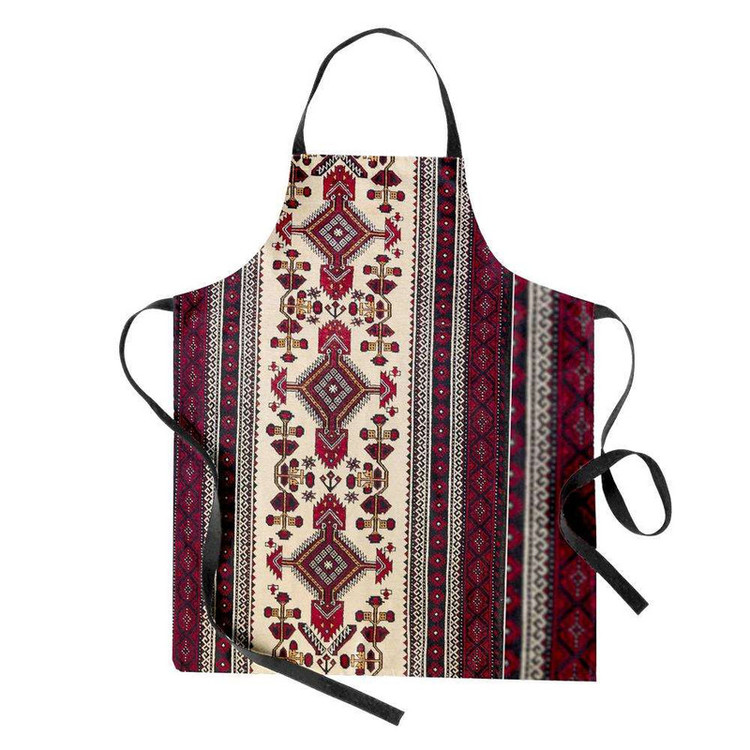 پیش بند آشپزخانه تینادکور طرح قالیچه بلوچ سهترنج مدل C-balouch35