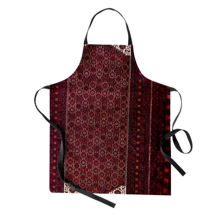 پیش بند آشپزخانه تینادکور طرح قالی بلوچ لچکی مدل C-balouch41