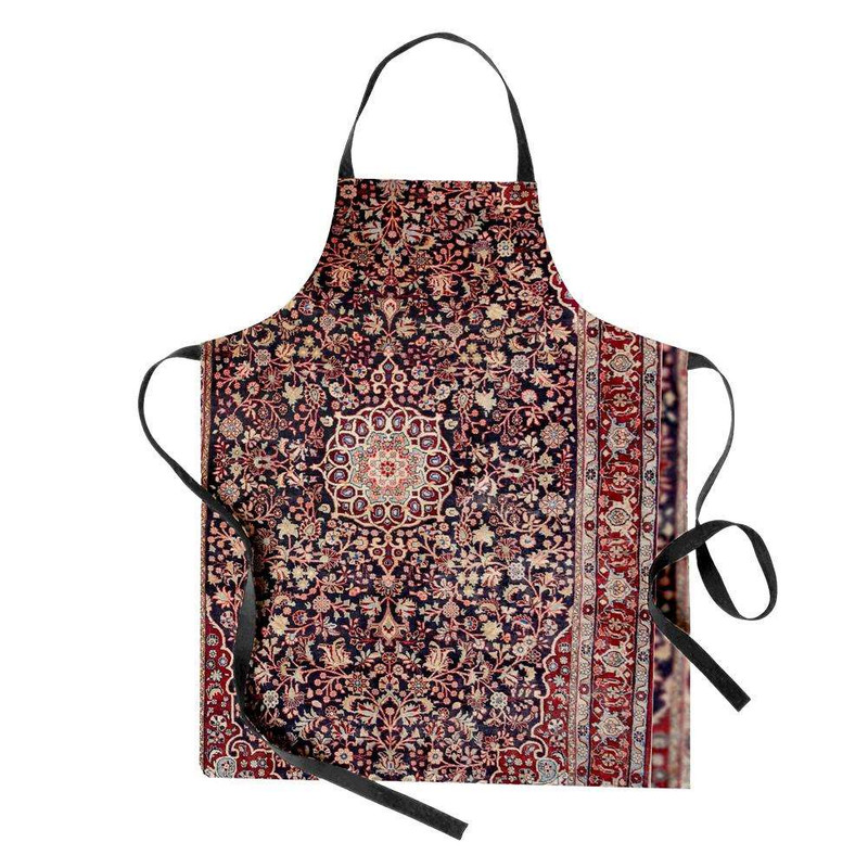 پیش بند آشپزخانه تینادکور طرح فرش بیجار لچک و ترنج مدل C-bijar03