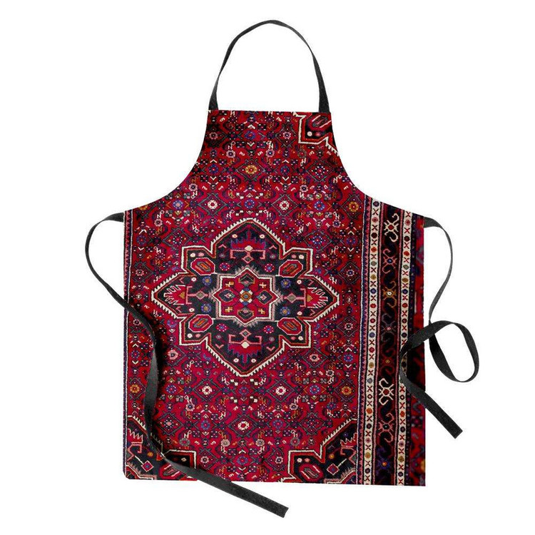 پیش بند آشپزخانه تینادکور طرح قالیچه بیجار لچک و ترنج مدل C-bijar42