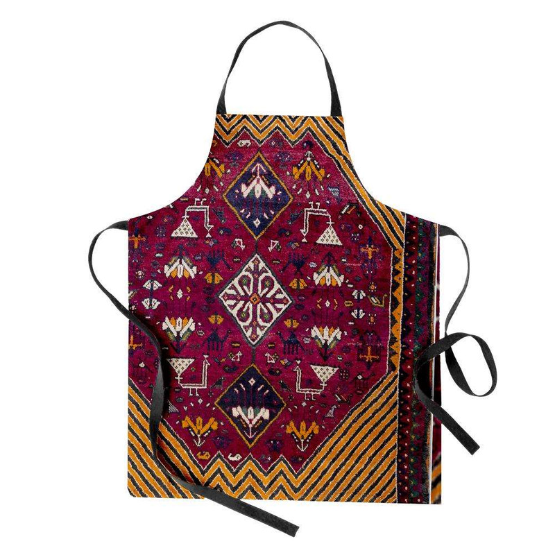 پیش بند آشپزخانه تینادکور طرح گبه لچک و ترنج مدل C-Gabeh08