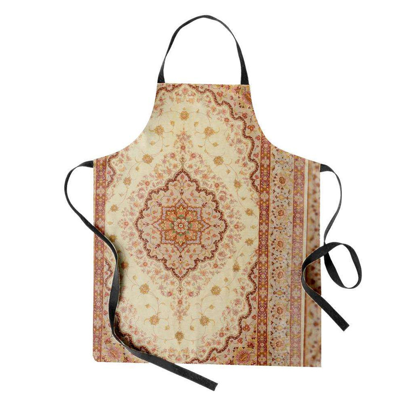 پیش بند آشپزخانه تینادکور طرح فرش قم لچک و ترنج مدل C-Ghom074