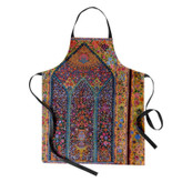 پیش بند آشپزخانه تینادکور طرح قالیچه قم محرابی گلدانی مدل C-Ghom123
