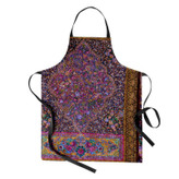 پیش بند آشپزخانه تینادکور طرح قالیچه قم باغ پرندگان مدل C-Ghom129