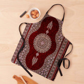 پیش بند آشپزخانه تینادکور طرح قالی قم ترنجی طرهدار مدل C-Ghom165