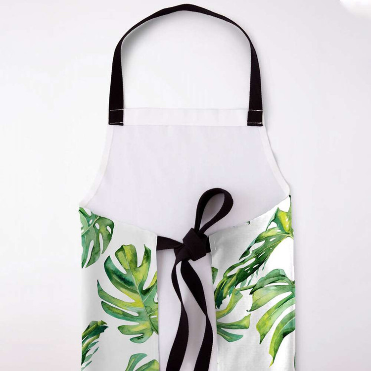 پیش بند آشپزخانه تینادکور طرح برگ آبرنگی مدل PAT00015