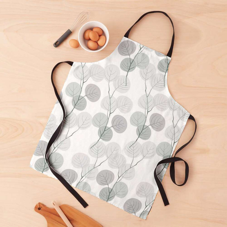 پیش بند آشپزخانه تینادکور طرح جنگل یخزده مدل PAT00232