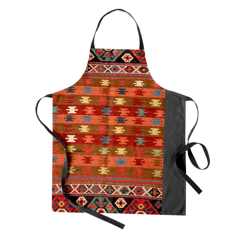 پیش بند آشپزخانه تینادکور طرح گلیم کناره مدل mod00052