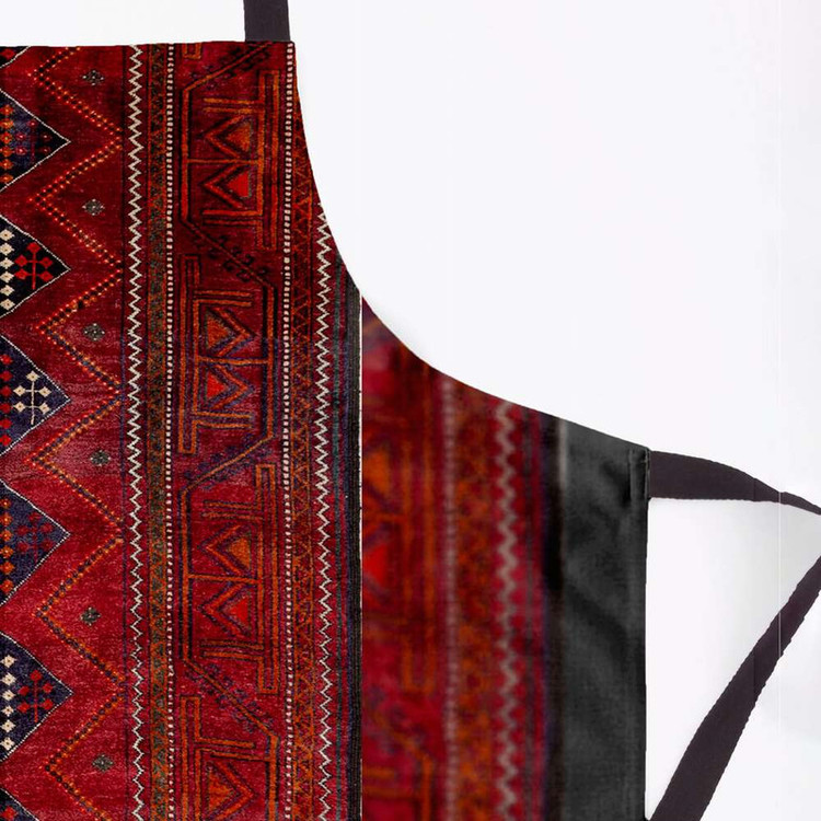 پیش بند آشپزخانه تینادکور طرح کناره بلوچ دهترنج مدل C-balouch08