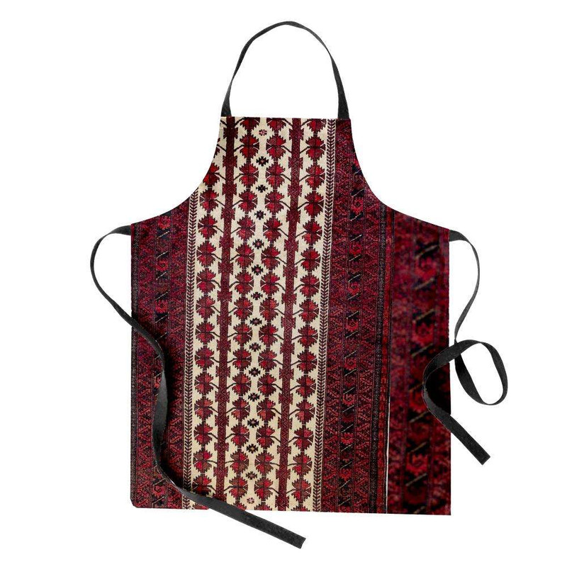 پیش بند آشپزخانه تینادکور طرح قالیچه درختی بلوچ مدل C-balouch31