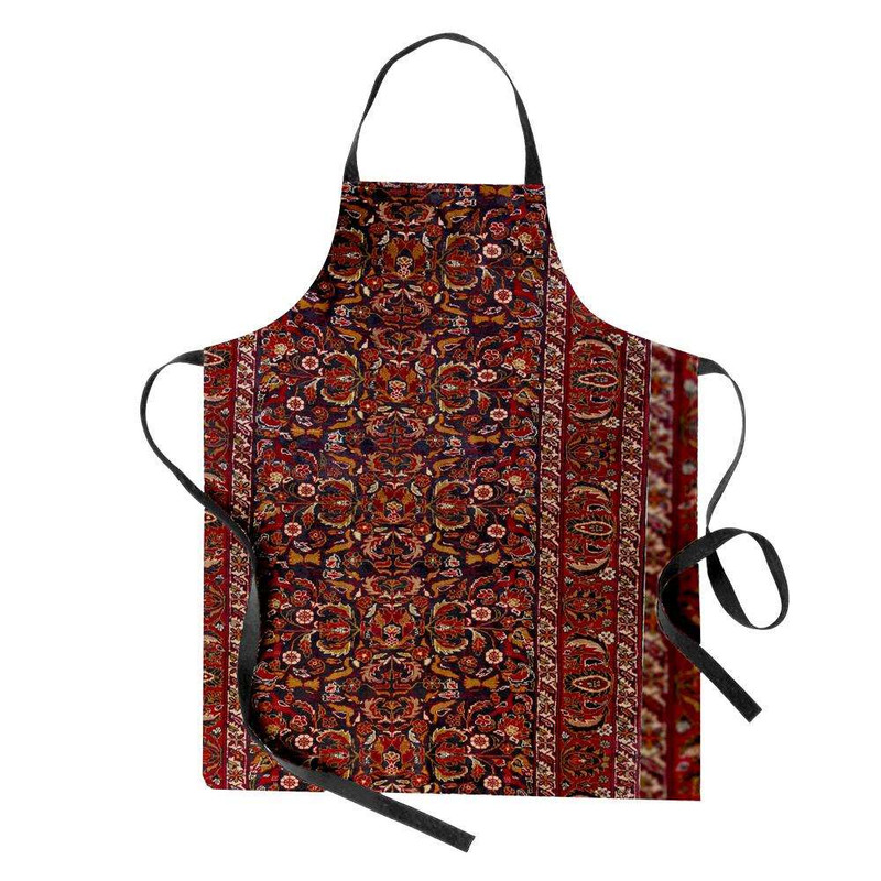 پیش بند آشپزخانه تینادکور طرح قالی بلوچ طاووسی مدل C-balouch51