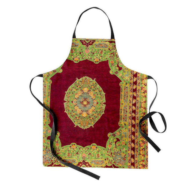 پیش بند آشپزخانه تینادکور طرح قالیچه بیجار لچک و ترنج مدل C-bijar-M18