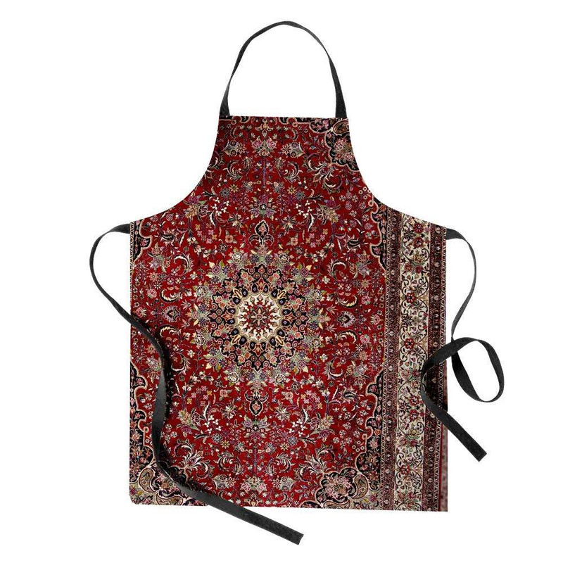 پیش بند آشپزخانه تینادکور طرح فرش بیجار لچک و ترنج مدل C-bijar35