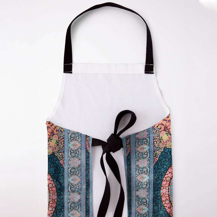 پیش بند آشپزخانه تینادکور طرح فرش قم لچک و ترنج مدل C-Ghom038