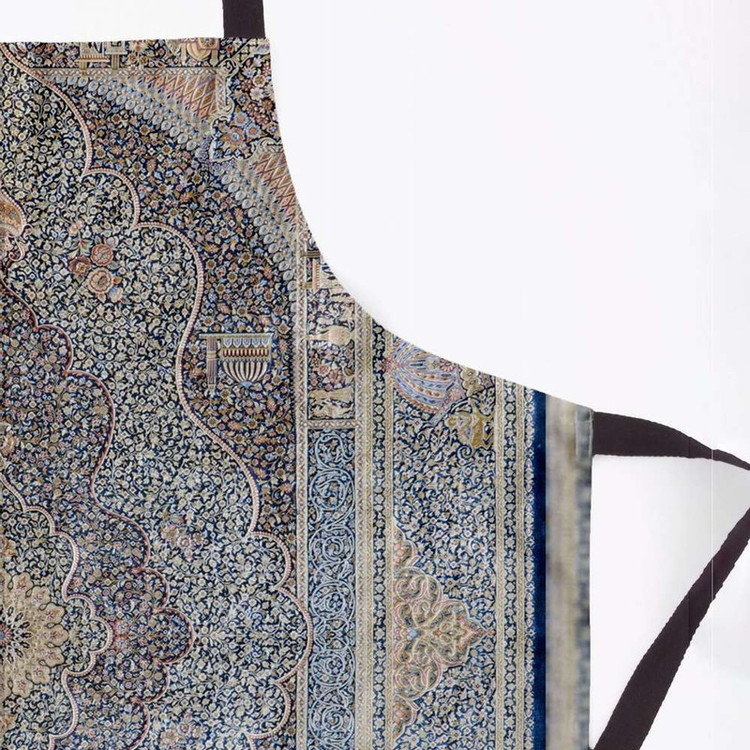 پیش بند آشپزخانه تینادکور طرح فرش قم لچک و ترنج مدل C-Ghom052