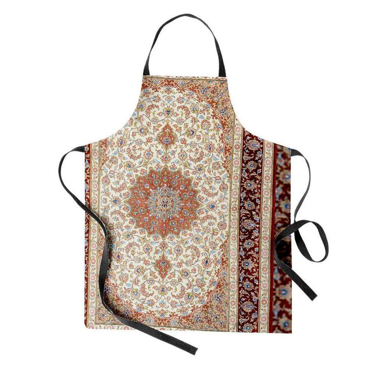 پیش بند آشپزخانه تینادکور طرح فرش قم لچک و ترنج مدل C-Ghom058