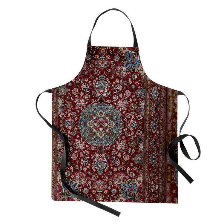 پیش بند آشپزخانه تینادکور طرح فرش قم لچک و ترنج مدل C-Ghom066