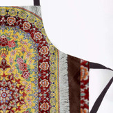 پیش بند آشپزخانه تینادکور طرح قالی قم ترنجی بیضی مدل C-Ghom143