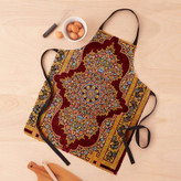پیش بند آشپزخانه تینادکور طرح قالی قم ترنجی طرهدار مدل C-Ghom163