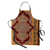 پیش بند آشپزخانه تینادکور طرح قالی قم ترنجی طرهدار مدل C-Ghom163