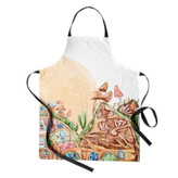 پیش بند آشپزخانه تینادکور طرح خانه سبزیجات مدل mod00651
