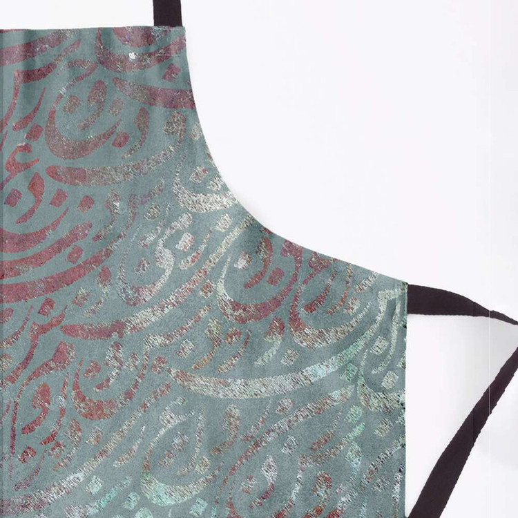 پیش بند آشپزخانه تینادکور طرح رقص حروف جگری مدل mod00072