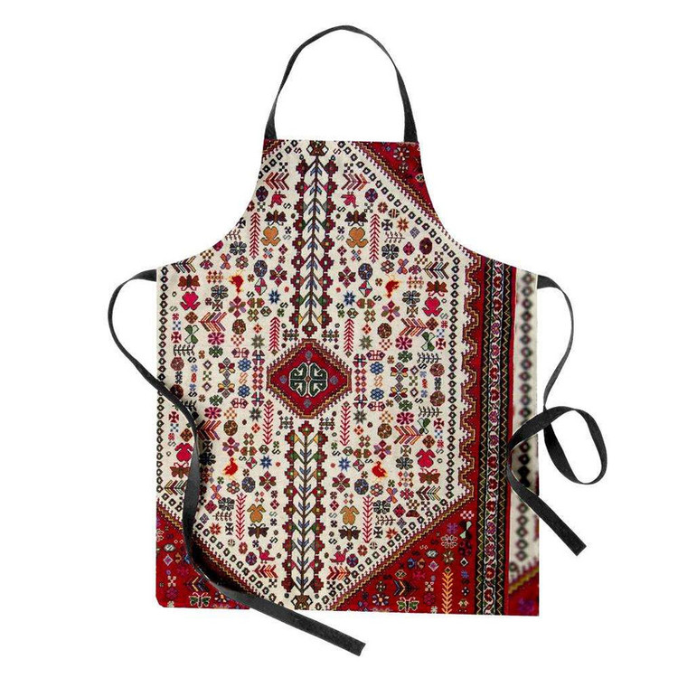 پیش بند آشپزخانه تینادکور طرح قالیچه آباده لچک و ترنج مدل C-abade02