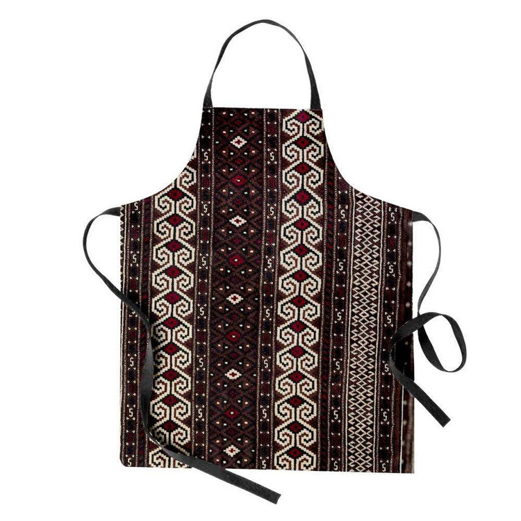 پیش بند آشپزخانه تینادکور طرح فرش ترکمن محرمات مدل C-balouch25