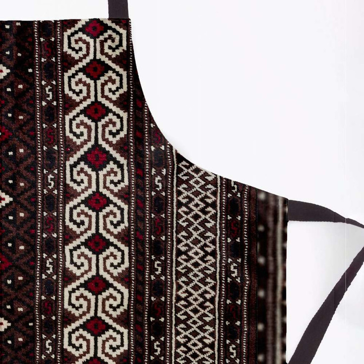 پیش بند آشپزخانه تینادکور طرح فرش ترکمن محرمات مدل C-balouch25