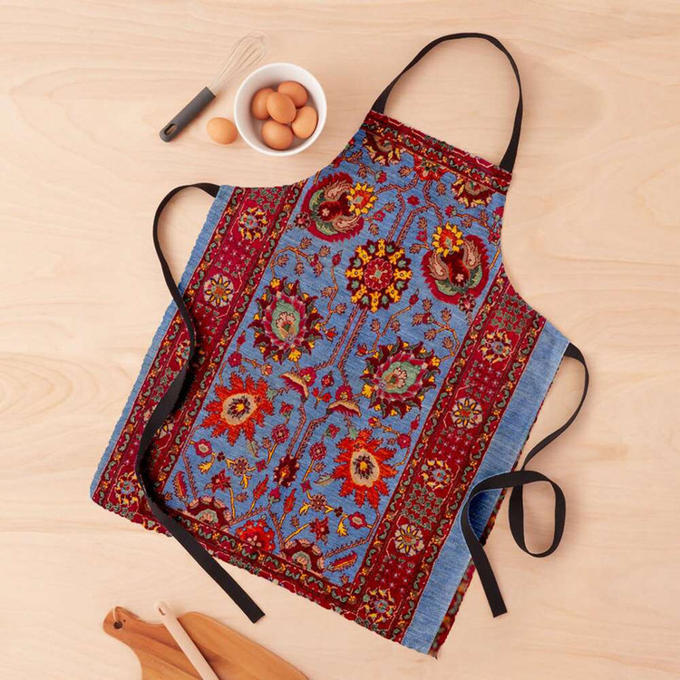 پیش بند آشپزخانه تینادکور طرح قالیچه بیجار مدرن افشان صفویه مدل C-bijar-M26